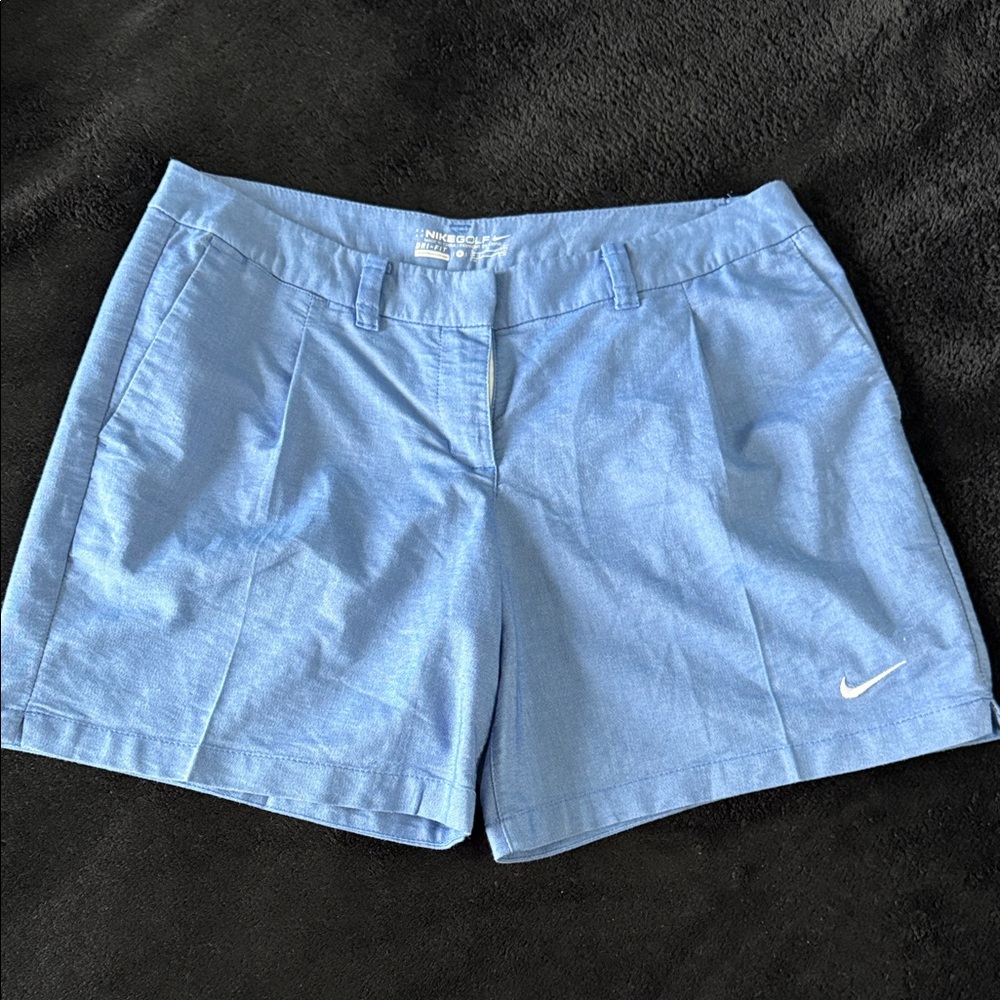 Nike Golf Women's Light Blue Athletic Shorts, Size 6